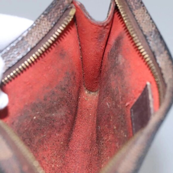 LOUIS VUITTON Damier Ebene Marais Pouch LV Auth BA953 - Picture 13 of 16